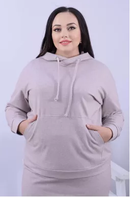 Подовжене кашемірове худі супер батал