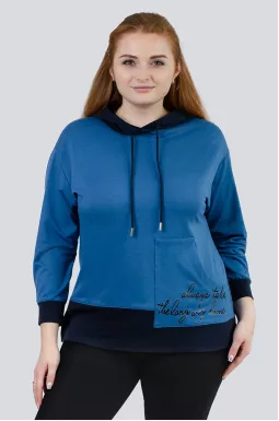 Худі із спущеним рукавом супер батал