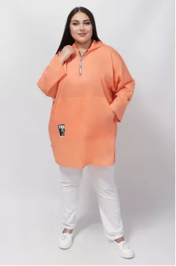 Худі стрейч котон в кольорах супер батал