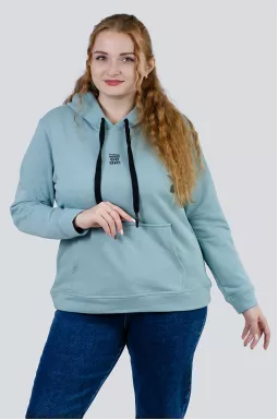 Худі з кишенею-кенгуру в різних кольорах супер батал