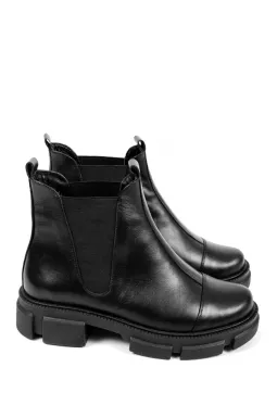 Стильные кожаные ботинки больших размеров