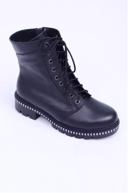 Ботинки зимние на шнуровке больших размеров