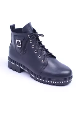 Ботинки зимние со шнуровкой больших размеров