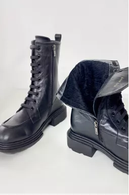 Ботинки деми на шнуровке больших размеров
