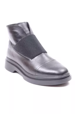 Кожаные ботинки на резинке больших размеров