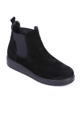 Ботинки замшевые на резинке больших размеров