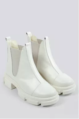 Шкіряні стильні черевики великих розмірів