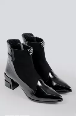 Элегантные ботинки с украшением больших размеров