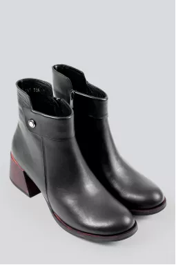 Ботинки черные натуральная кожа больших размеров