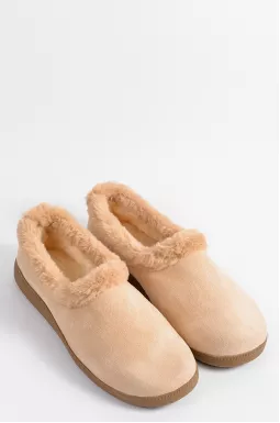 Ботинки из экозамши на низкой танкетке больших размеров