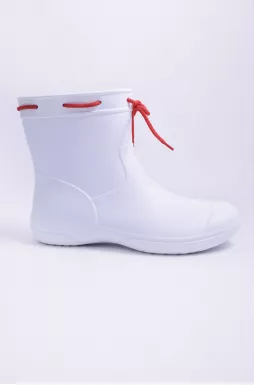 Сапоги резиновые белые больших размеров