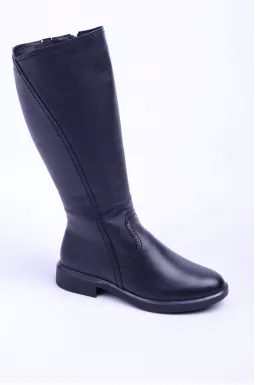 Кожаные сапоги зима больших размеров