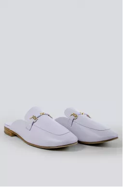 Мюлі бузкові великих розмірів