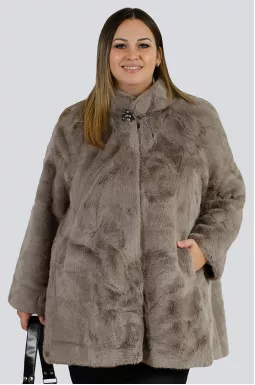 Шуба з прикрасою великих розмірів