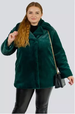 Шуба двусторонняя больших размеров 