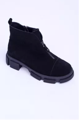 Замшевые зимние ботинки больших размеров