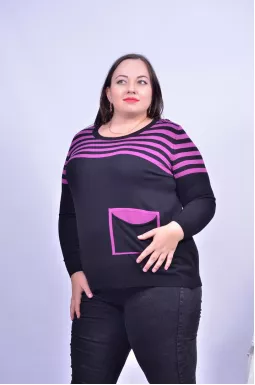 Джемпер трикотажний батал