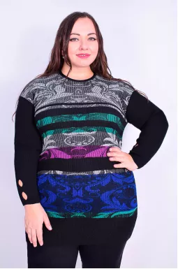 Туника вязаная прямая