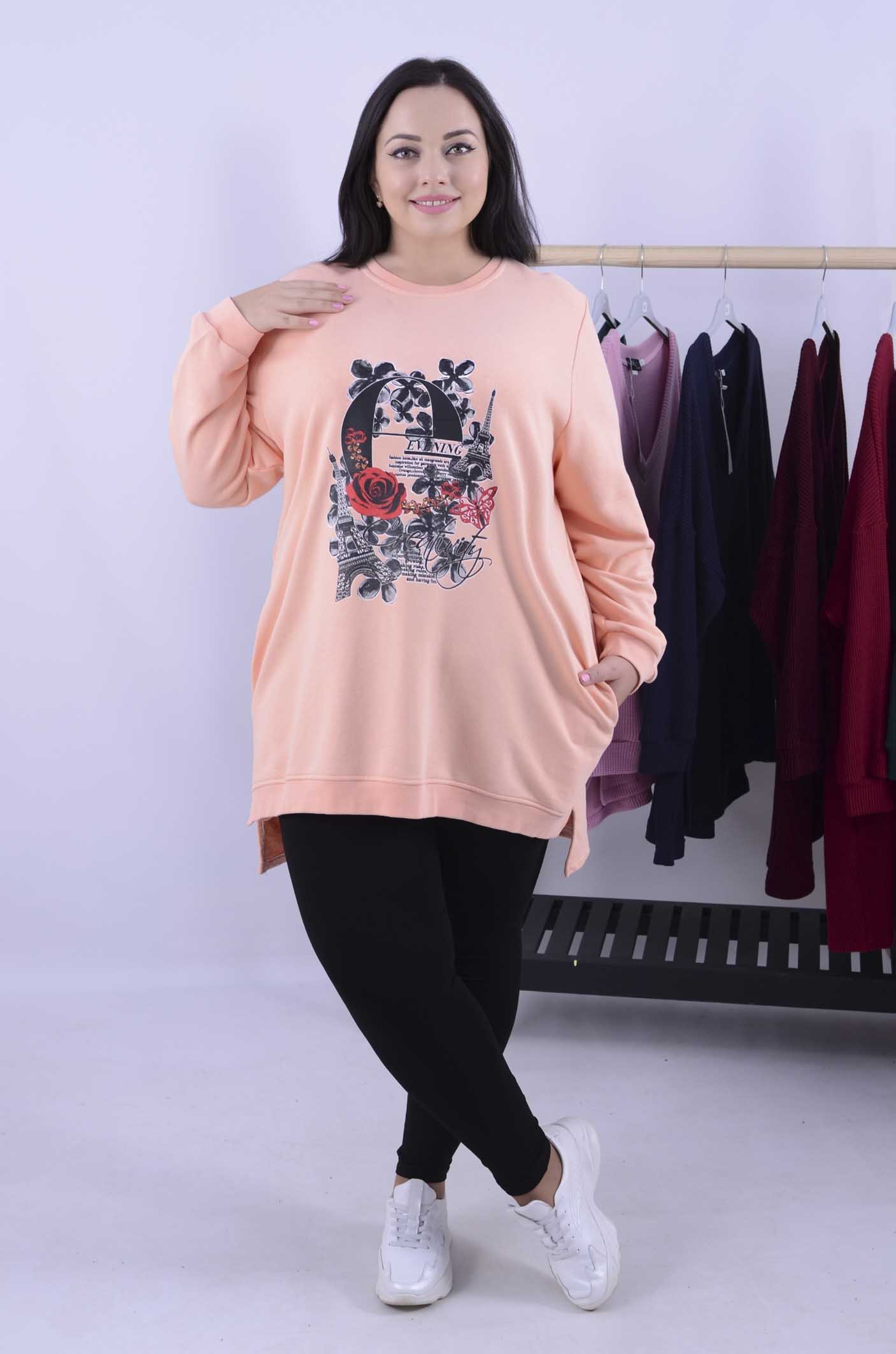 Туніка трапеція з малюнком