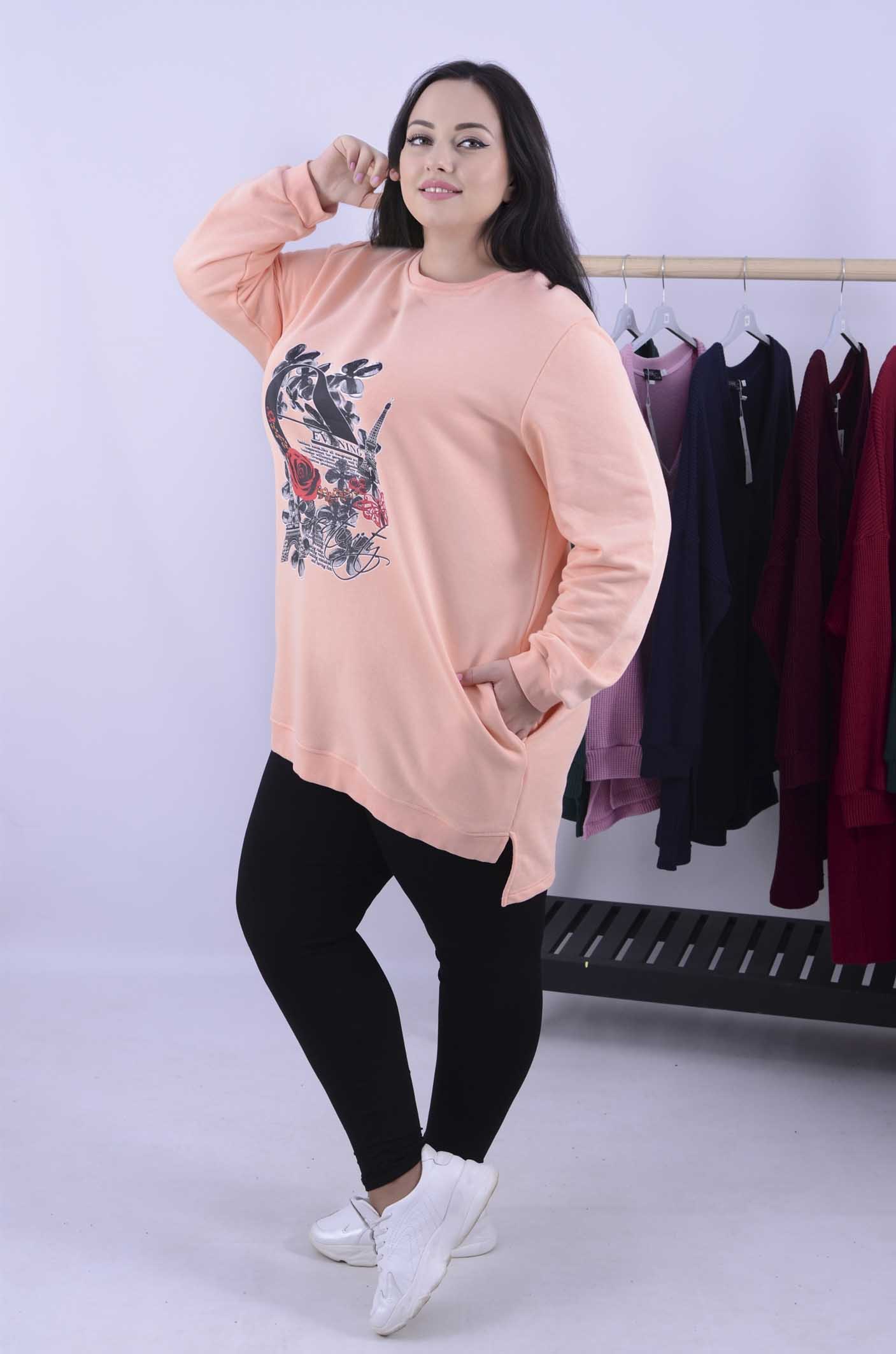 Туніка трапеція з малюнком