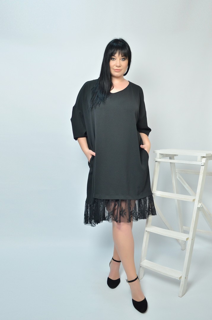 Напівсвітські сукні великих розмірів в інтернет-магазині Пишна Краса