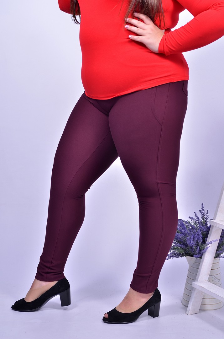 Брюки узкие супер батал