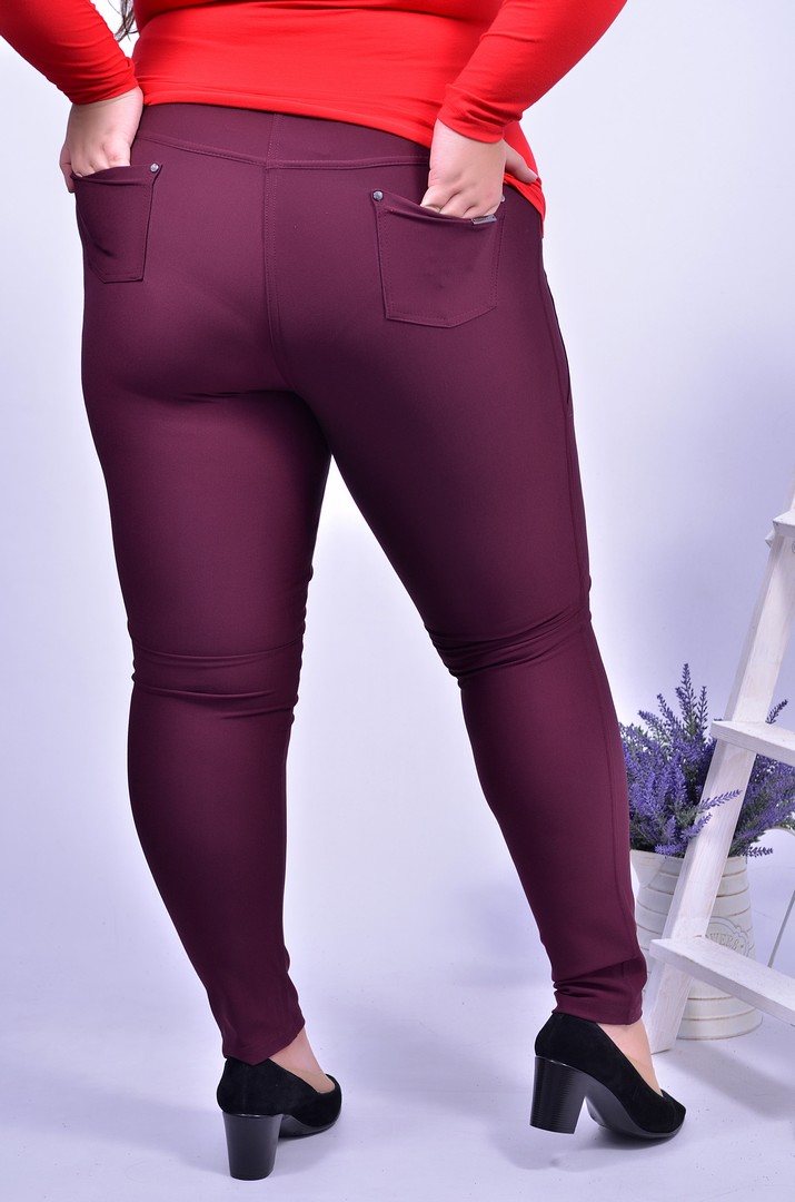 Брюки узкие супер батал