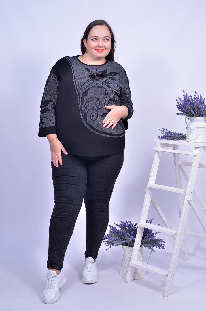 Джемпер з люрексовою ниткою