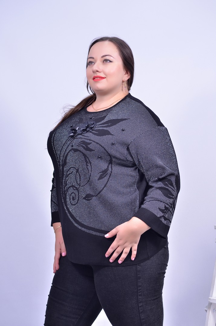 Джемпер з люрексовою ниткою