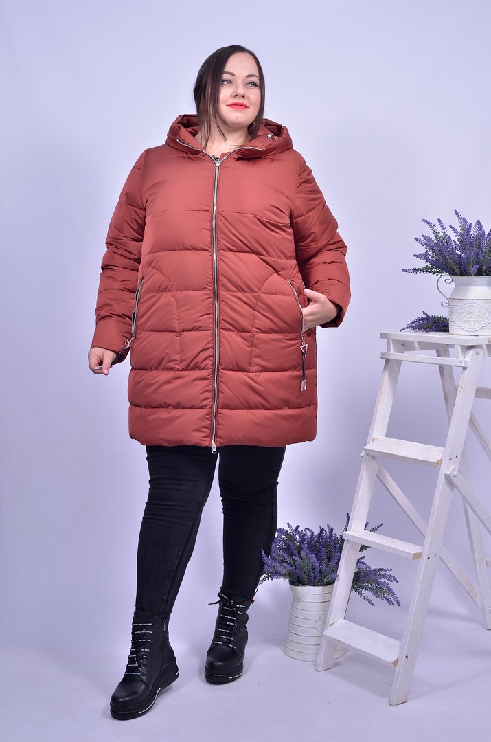 Куртка з леопардовими вставками супер батал