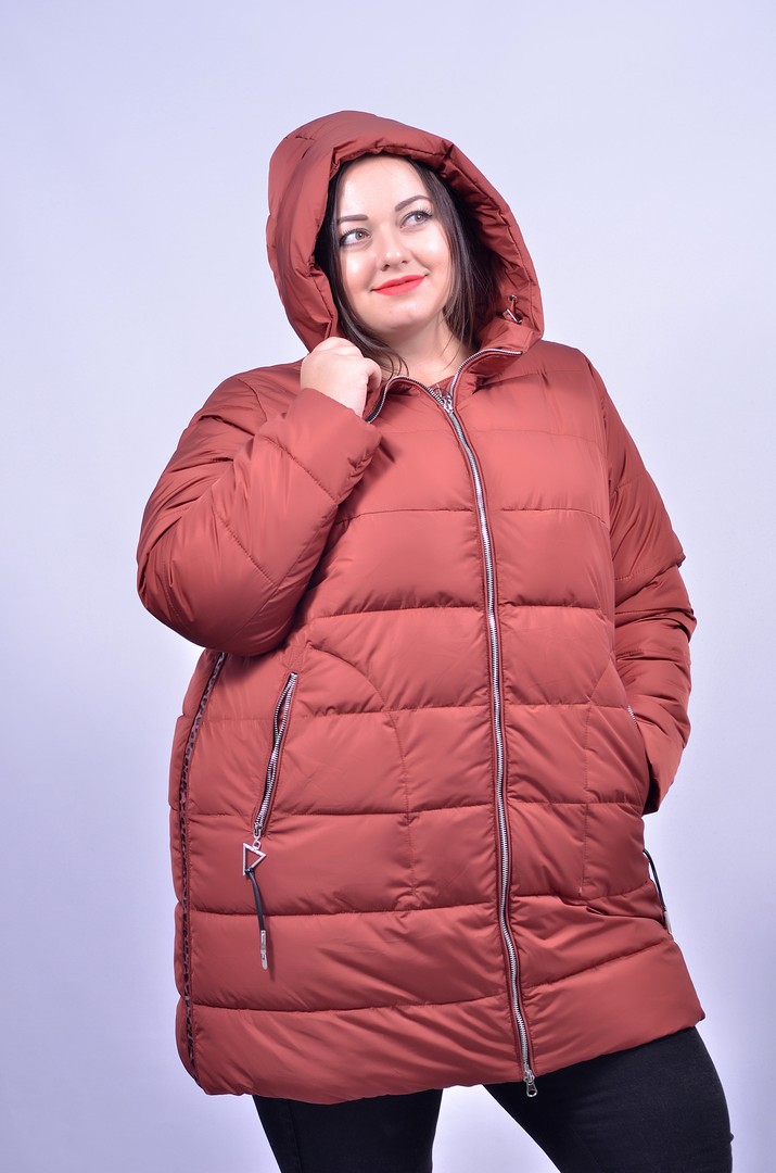 Куртка з леопардовими вставками супер батал