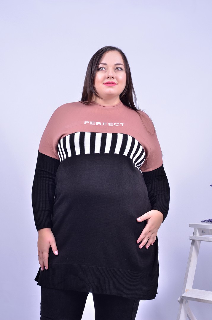 Туника прямая с принтом