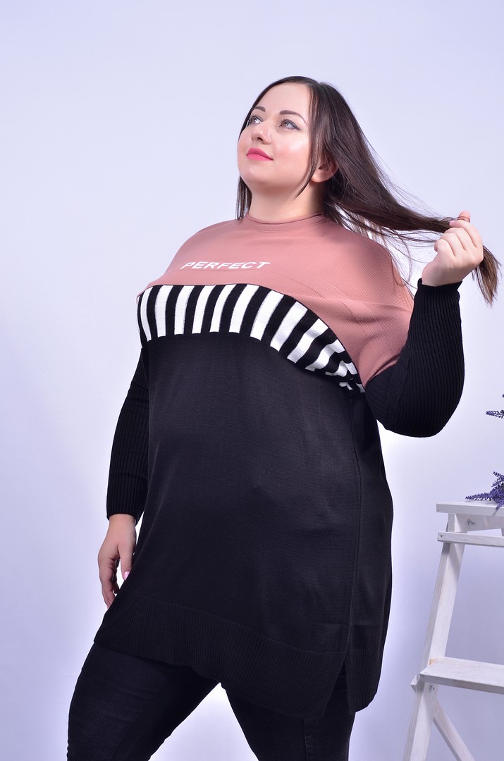 Туника прямая с принтом