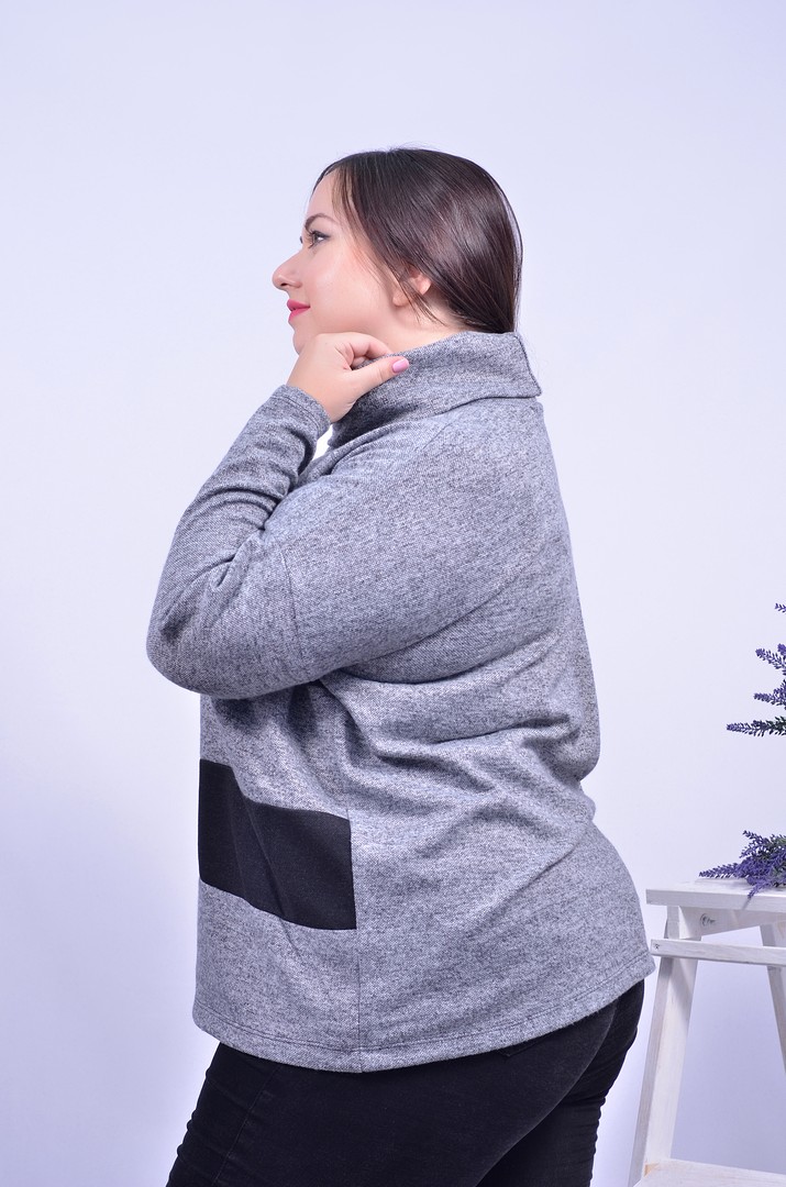 Теплый свитшот супер батал