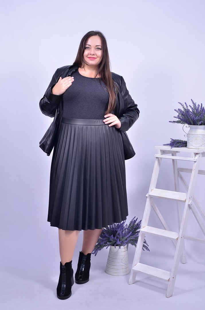 Спідниця коротка плісе