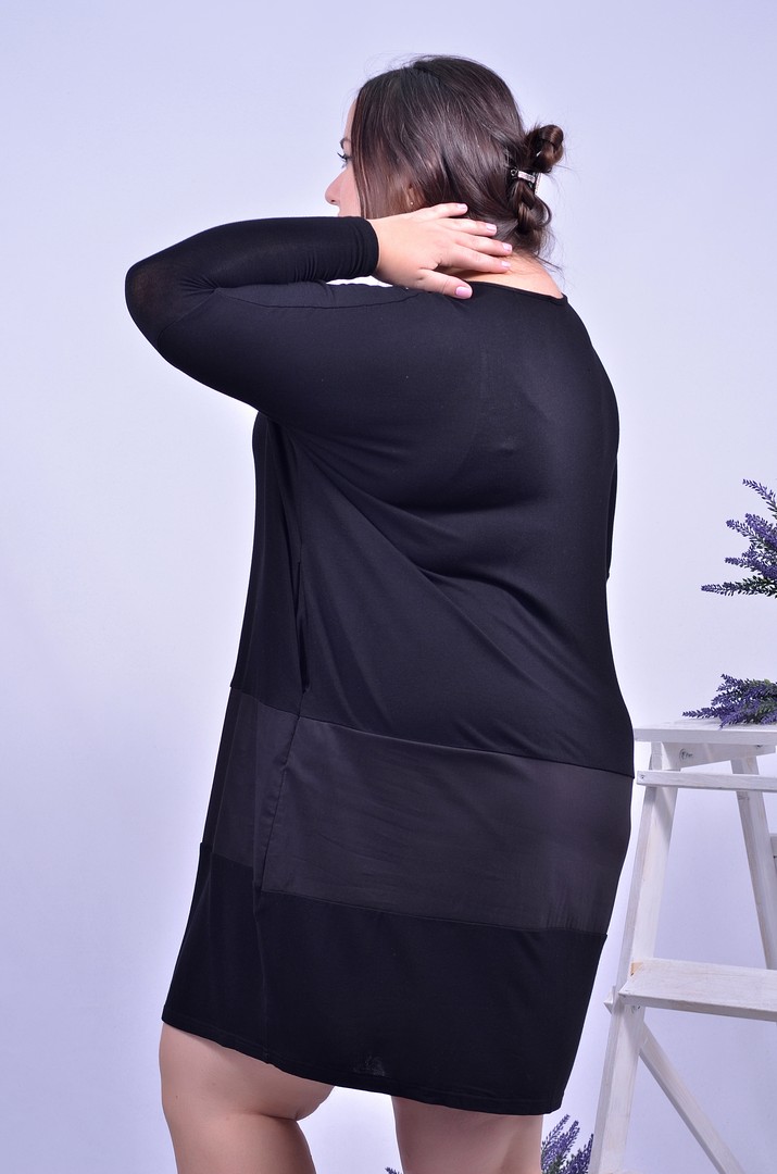 Повсякденна сукня з принтом батал