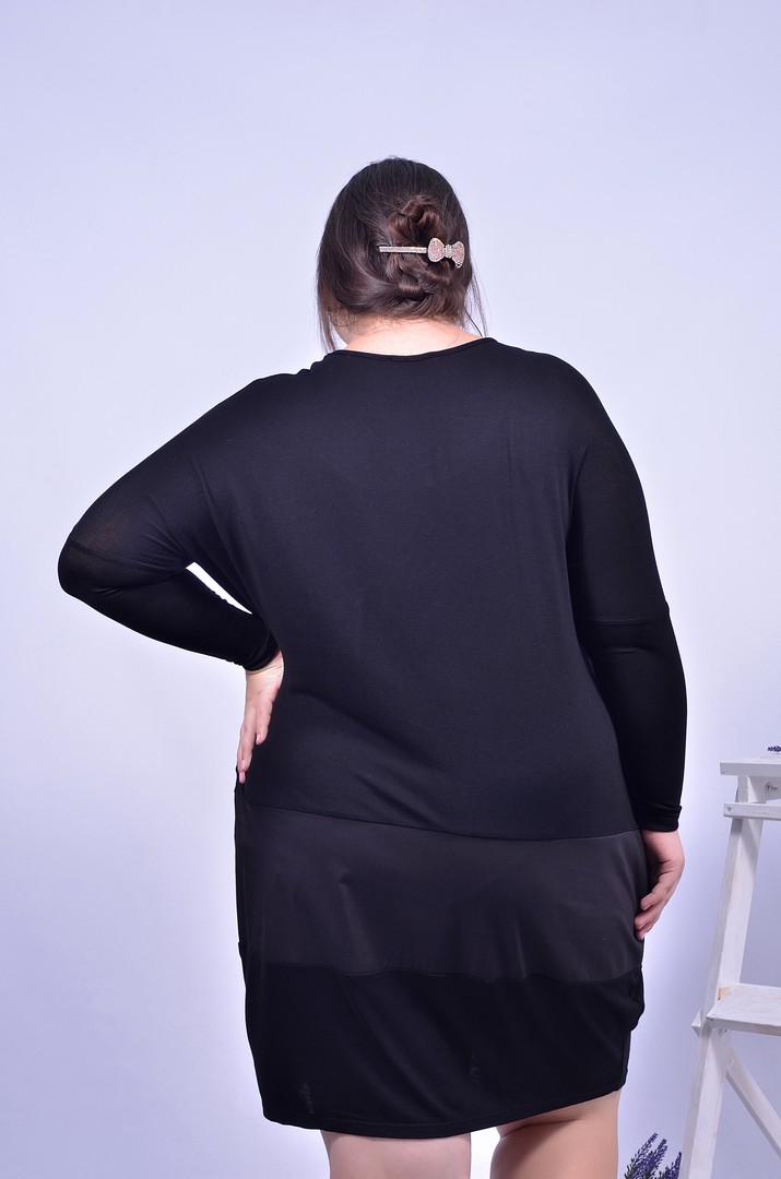 Повсякденна сукня з принтом батал