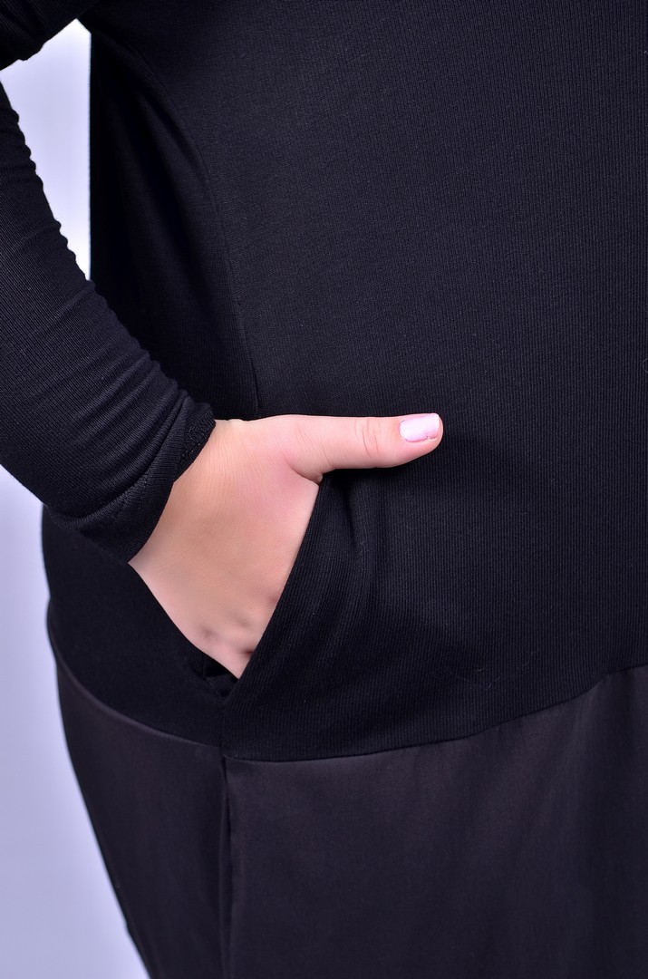 Повсякденна сукня з принтом батал