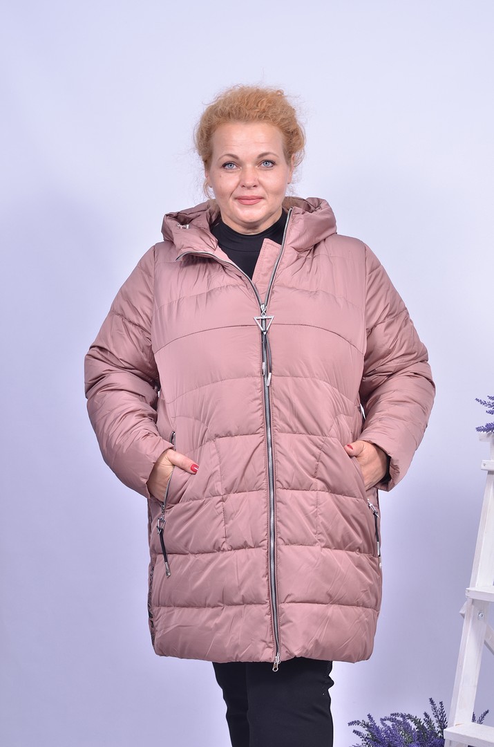 Куртка з леопардовими вставками супер батал