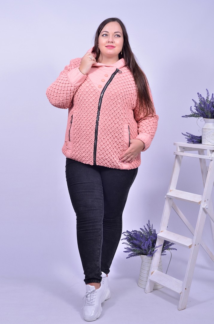 Куртка демі коротка стьобана супер батал