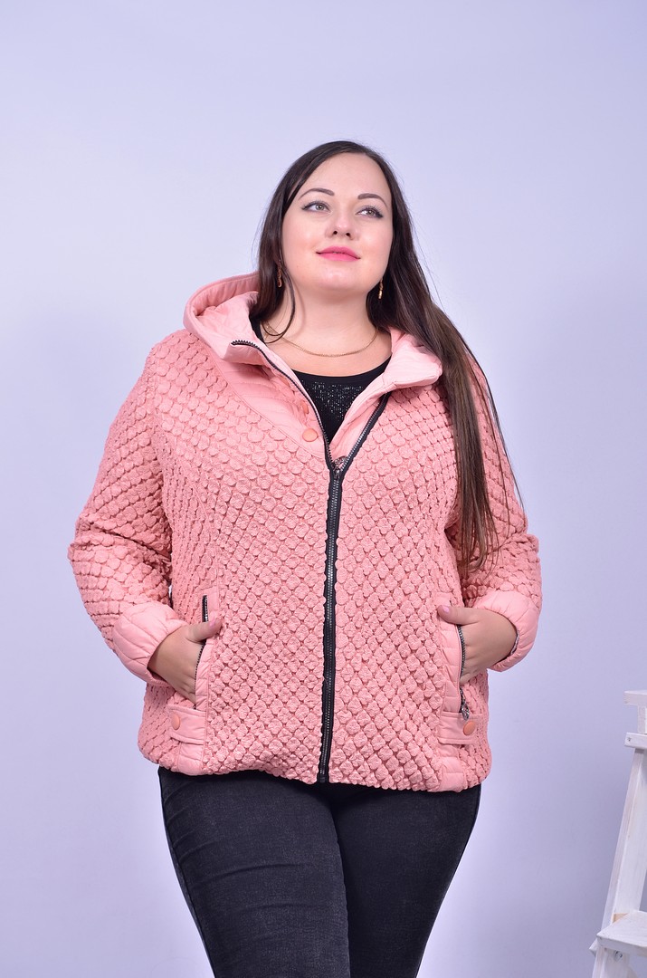 Куртка демі коротка стьобана супер батал