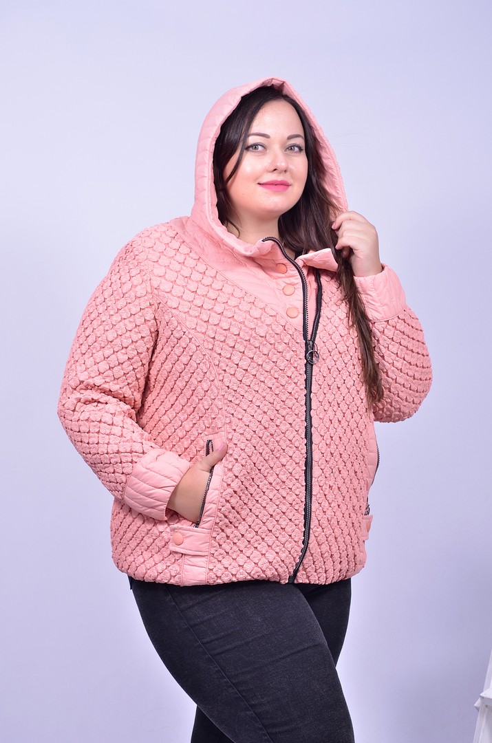 Куртка демі коротка стьобана супер батал