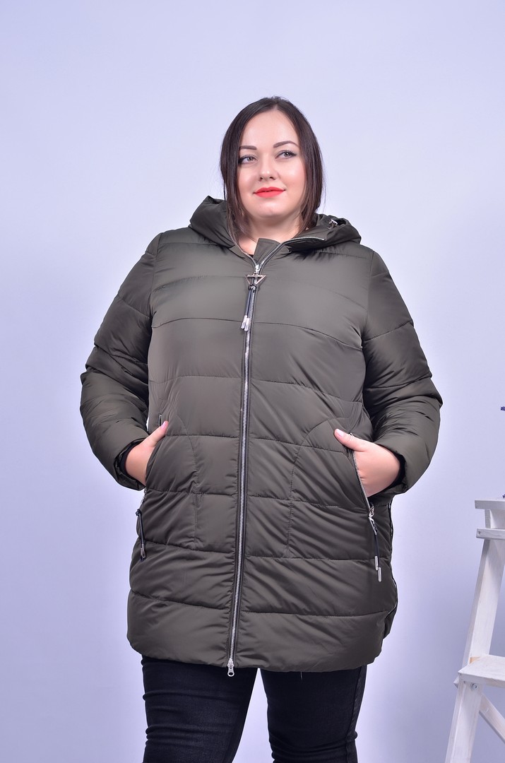 Куртка з леопардовими вставками супер батал