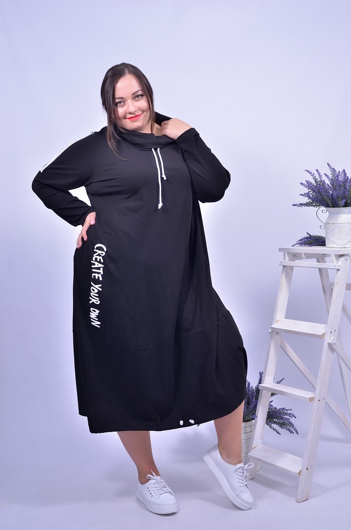 Сукня повсякденна міді супер батал