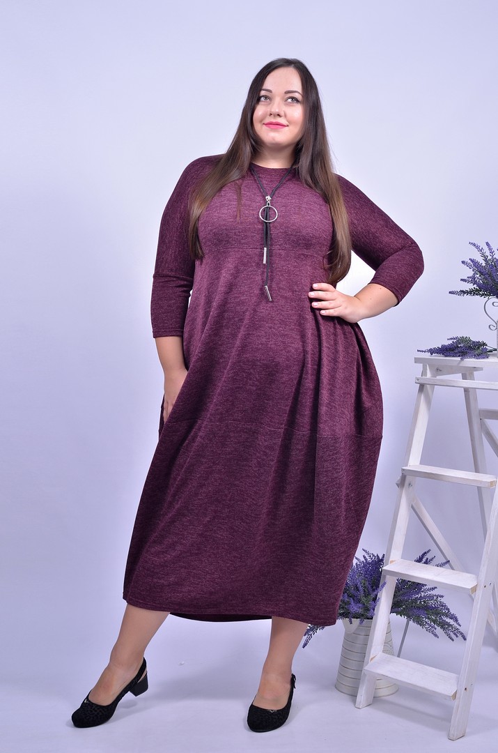 Сукня тепла довга супер батал