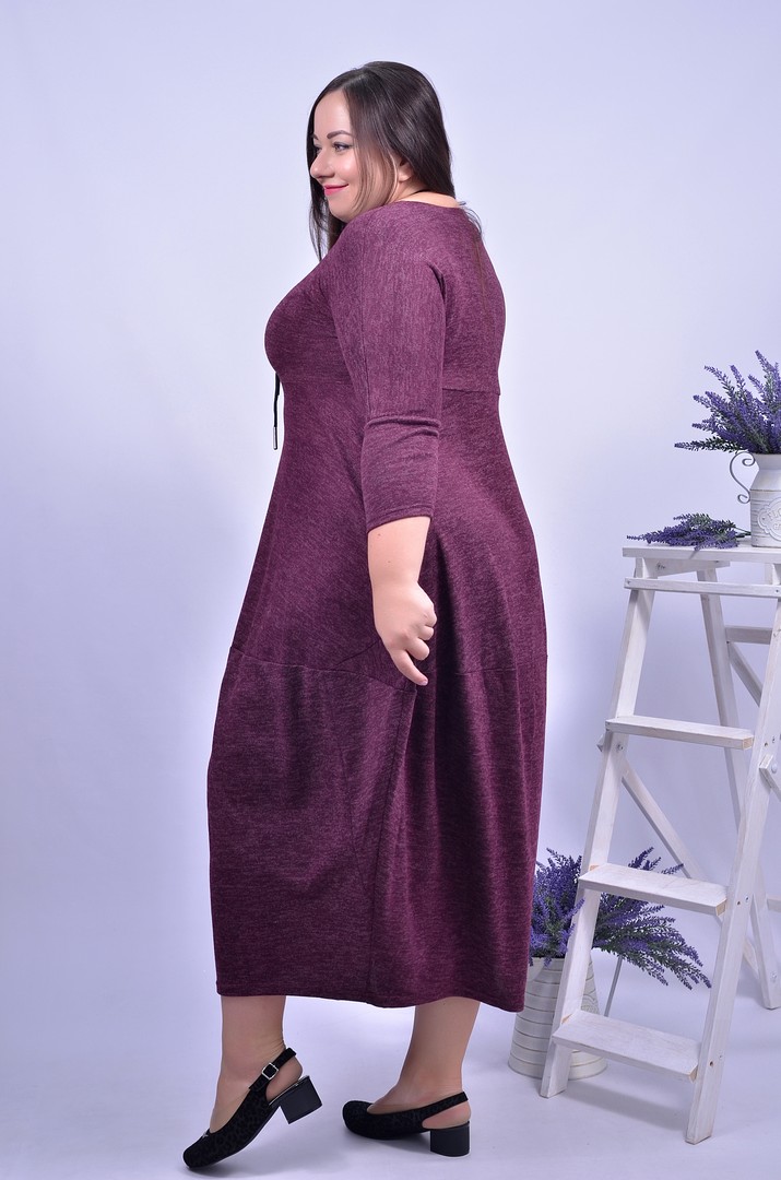 Сукня тепла довга супер батал