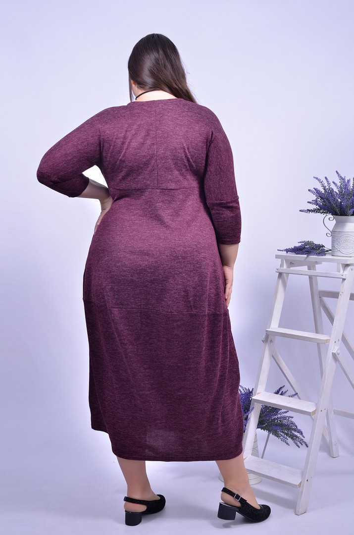 Сукня тепла довга супер батал