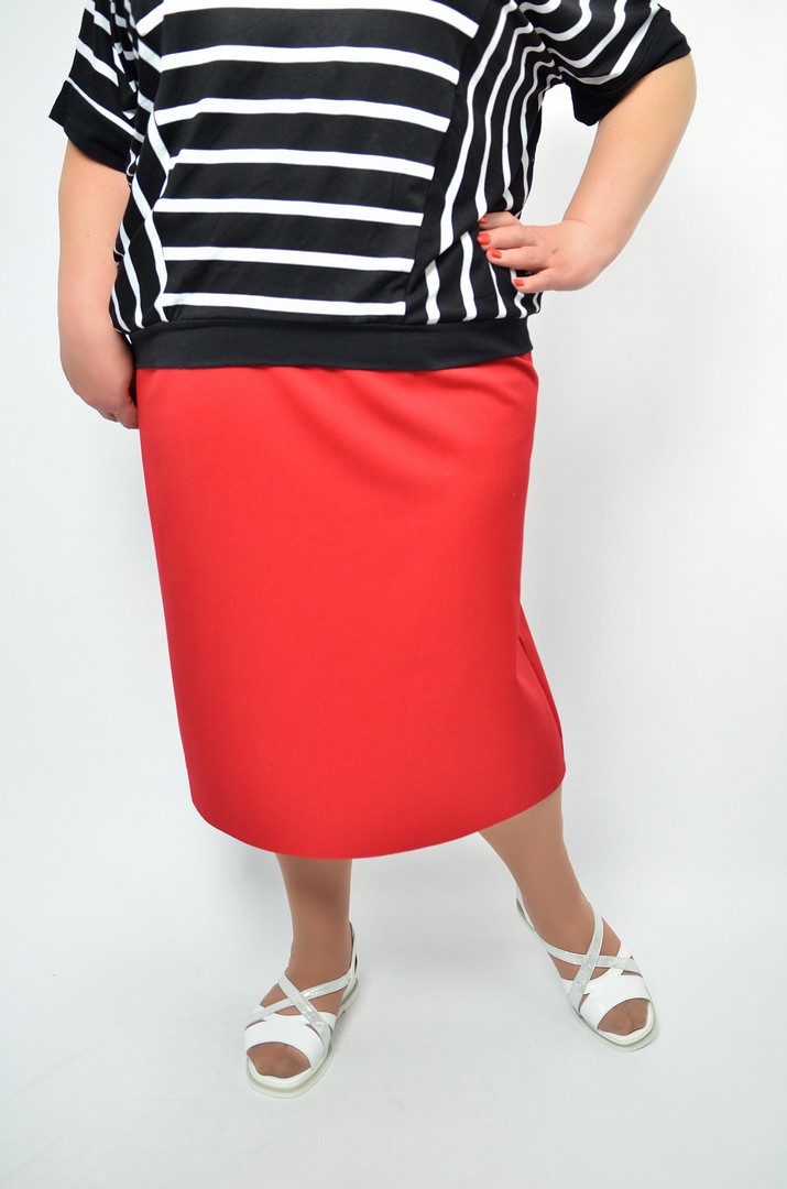 Платье трикотажная макси супер батал