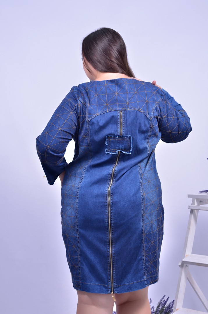 Сукня джинсова супер батал