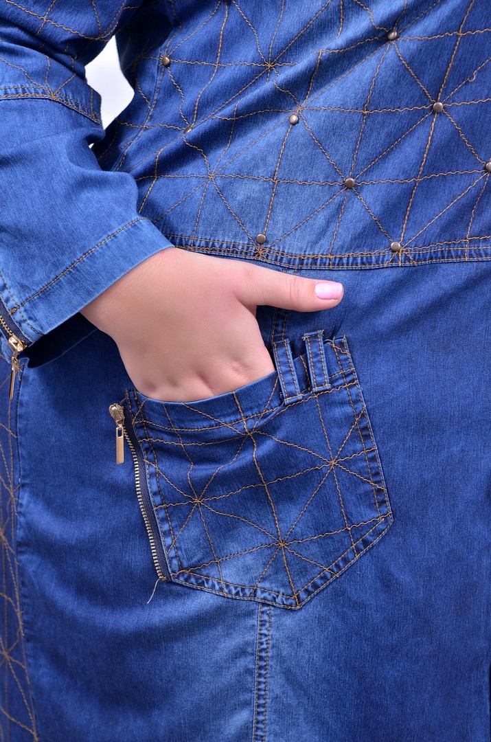 Сукня джинсова супер батал